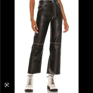 Free People Leather Pants
